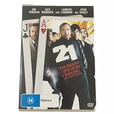 21 (DVD 2008) Kevin Spacey Region 4 • $5