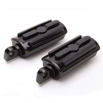 Universal Black Front Rear Foot Pegs Rest For Harley Davidson Motorcycle Touring • $39.65