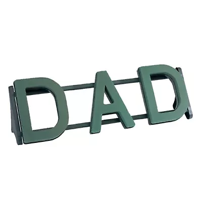 Oasis Foam (Val Spicer) Floral Tribute DAD Frame  Letters With Stand Attached.  • £15.95