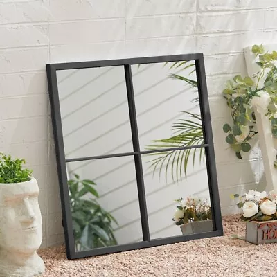 Metal Frame Mirror Wall Mounted Glass Window Indoor Outdoor CHEAPEST ON EBAY UK • £36.99