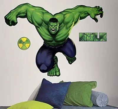 Marvel Superheroes Comic - Avengers The Incredible Hulk Giant Wall Decal Sticker • $18.99