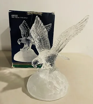Cristal D'Arques French Crystal Eagle Wild Bird Aigle Figurine Sculpture • $12