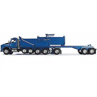 First Gear 1/64 Dump Truck Kenworth T880 Quad-Axle And Rogue Transfer Trailer • $181.39