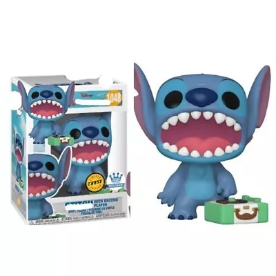 Funko Pop: Lilo & StitchRecord Pl Stitch Funny FYE Exclusive #1048 Anime Figure • $20