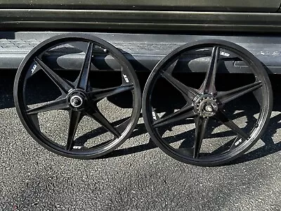 1993 Gt Tomahawk Bmx Mag Rims Set Old School Freestyle BMX • $275