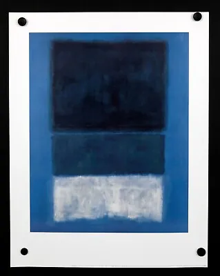 Mark Rothko - No. 14  (White And Green In Blue 1957 ) - 2002  - Offset Poster • $95
