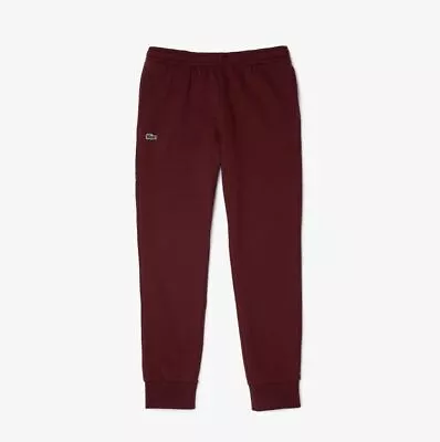 Lacoste Mens Joggers/tracksuit Bottoms In Bordeaux Fr7 2xl Rrp:-£80 • £59.99