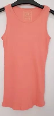 Miss Evie Peach Long Vest Top Age 11-12 Years Excellent Condition  • £3.50