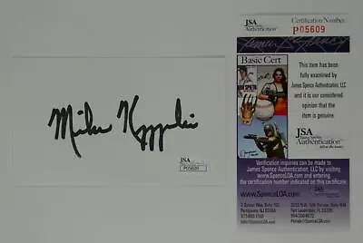 Mike Krzyzewski Signed 3x5 Index Card Head Coach Duke Blue Devils HOF JSA COA • $249.99