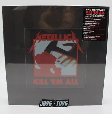 Metallica Kill Em All Deluxe Edition 3LP 5CD DVD Book Patch Box Set • $299.99