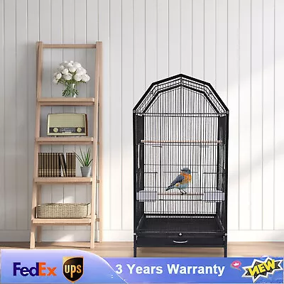 Bird Cage Large Play Top Parrot Finch Cage Macaw Cockatoo Pet Supply With Stand • $70.15