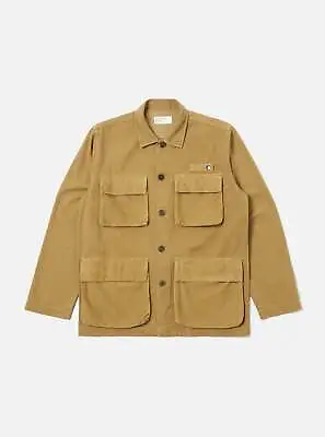 Universal Works Photographers Jacket In Sand Corduroy/Soft Twill • £89