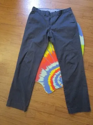J.Crew Bowery Classic Pants Cotton Men Size 34x32 Blue Chinos Dress Flat Front • $9.95