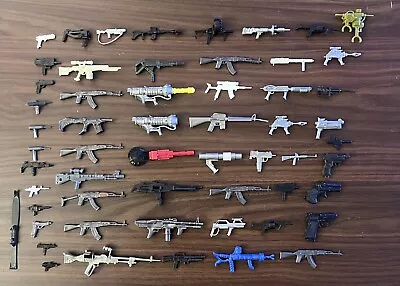 Lot 57 Toy 80s G.I Joe Figure Guns Star Wars 70s Marvel Accessories Vtg Weapons • $50