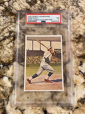 1932 Sanella Babe Ruth Psa 7 Nm Newly Graded Centered Sharp Beauty Of The Goat • $3432
