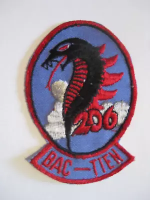 Original Vietnam Era Bac-tien Training Patch Vnaf 206 Squadron. Sheppard Af Base • $30