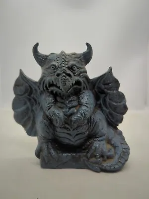 Dragon Gargoyle Statue Ceramic Bisque Ready To Paint & Ship Renaissance 6”6”x3” • $10.99