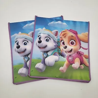 2 Nickelodeon Paw Patrol Skye Everest Reusable Shopper Totes Gift Bags Poly • $15.99