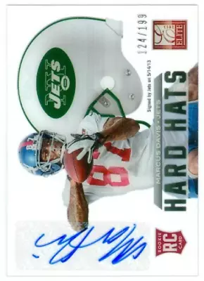 2013 Elite Rookie Hard Hats Autographs #45 Marcus Davis /199  • $7