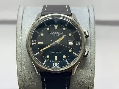 *Rare* Vintage 1960s Orient Full Auto Compressor King Diver 17 Jewels Watch • $1495