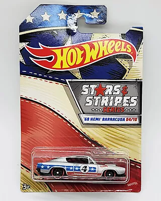 $5.93 • Buy Hot Wheels Stars & Stripes 68 Hemi Barracuda 04/10 Brand New Sealed On Card