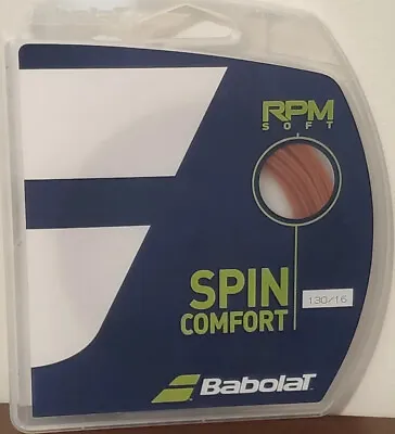 Babolat RPM Soft 1.30mm / 16 G Spin Comfort Monofilament Tennis String 12m / 40' • $14.99