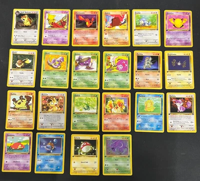 $0.99 • Buy 2000 Pokemon TCG Team Rocket 1st Edition Common Non-Holo Lot Of 22 #51-70