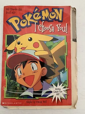 Pokémon I Choose You 1999 Vintage Paperback Book One • $11.99