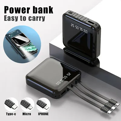 $17.99 • Buy Mini Portable 10000mAh Power Bank USB Pack LED Battery Charger For Mobile Phone
