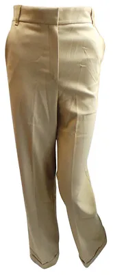 Mango Ladies Beige Everyday/Work Trousers Smart And Elegance Great Quality • £14.45