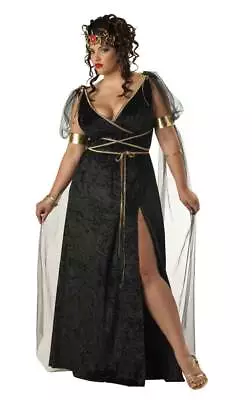 Womens Medusa Costume Plus Size Halloween Roman Toga Renaissance Fancy Dress  • £44.99