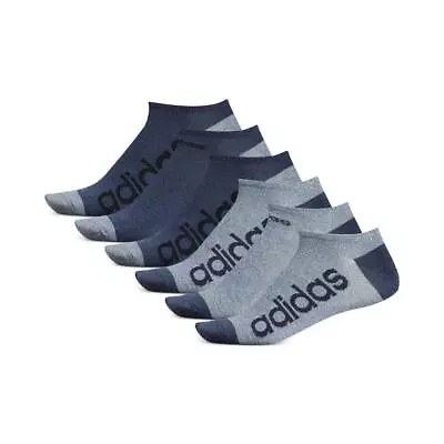 Adidas Athletic Superlite No Show Socks (6 Pairs) - One Size - Blue • $42.95