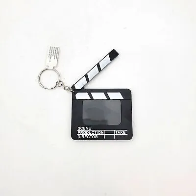 Novelty Hollywood Clap Board Photo Key Chain Picture Holder Movie Director Film • $3.06