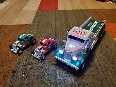 2022 Hess Truck Flatbed Truck And Hot Rods USED Great Condition • $25