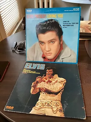 Elvis Fool And Loving You Vintage Record Lot • $14.99