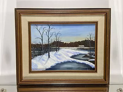 $65.95 • Buy VTG. IMPRESSIONIST LANDSCAPE Oil On Board Signed 9x12 Signed Canadian Artist