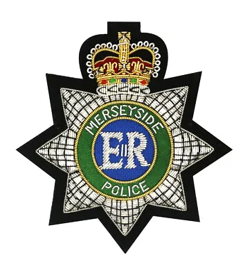 Merseyside Police Embroidered Blazer Badge • £15