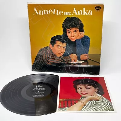 WITH PHOTO & Inner Sleeve BV-3302 Annette Sings Anka Buena Vista Disney Records • $19.95