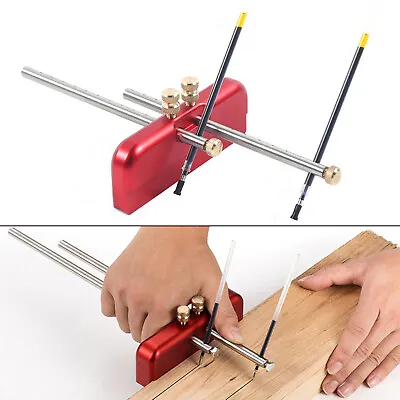 Adjustable Aluminum Alloy Woodworking Marking Gauge Wood Scribe Mortise DIY • $17.28