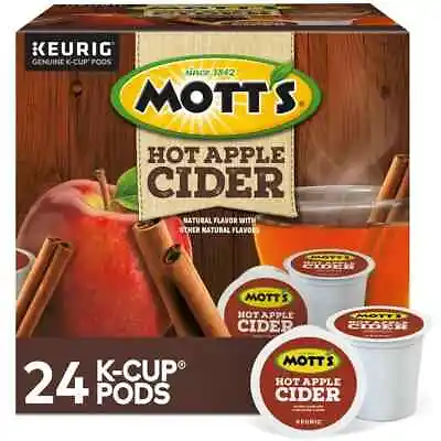 Mott's Hot Apple Cider Keurig K-cups Coffee Pod (24 Count) • $30.99