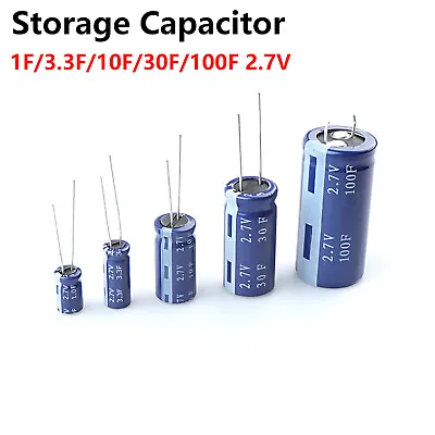 Supercap Backup Maxwell Storage Capacitor 1F/3.3F/10F/30F/100F 2.7V 70°C • $3.09