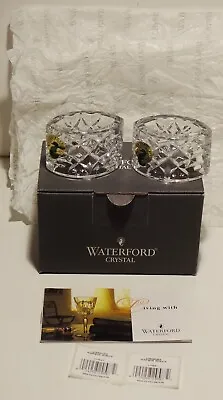 2 Waterford Crystal Lismore Oval Napkin Rings ~ In Original Box • $74.99