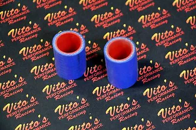 2 X Vito's Yamaha Banshee Exhaust Pipe Clamps 1  FMF Toomey BLUE Silicone 87-06 • $20.39