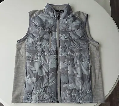 Nwt Polo Ralph Lauren RLX The Cliffs Snow Camo Quilted Vest Sleeveless Sz Large • $88.31