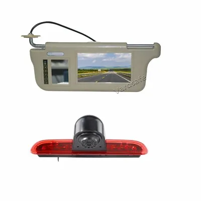 Backup Reversing Camera & Sun Visor Rear View Mirror Monitor For Toyota Hiace • $199