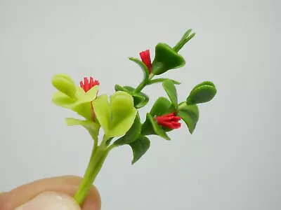 1 Pc Miniature Baby Rose Flower Clay Dollhouse Handmade Decoration 1:12 • $1.96