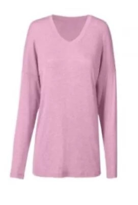 Cabi Serenity Tee Womens Small Lavender T-Shirt Long Sleeve V-Neck 5744 Flaw B4 • $4.95