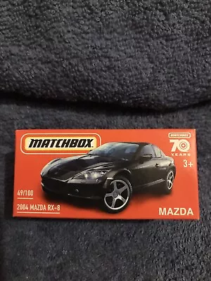 2023 Matchbox POWER GRABS 2004 MAZDA RX-8 In BLACK. MBX 69/100 BOXED. NEW! • $6.50