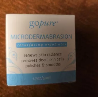 GOPURE Microdermabrasion Resurfacing Exfoliator Renews SkiN 1.7 Oz NEW • $25