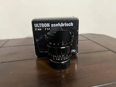 Voigtlander Ultron 21mm F 1.8 VM Aspherical Wide Angle Lens Leica M-Mount • $550